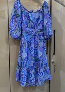 Paisley Print Mini Dress size S