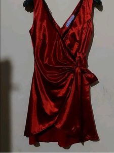 Beautiful, cherry red dress