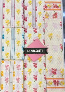 Floral Print Unstitched Salwar Suit