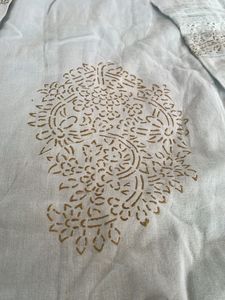 Biba Light Sky Blue Kurta