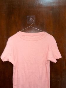 Pink T-Shirt Dress