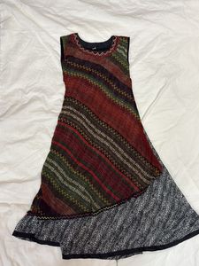Sleeveless Long Flared Gown
