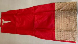 Red & Gold long Kurta | Never used | brand new con