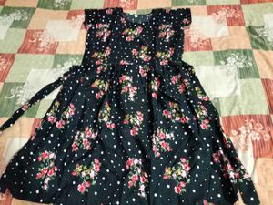 Floral Polka Dot Dress