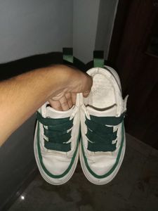 Stylish White CHUNKY STRAP Sneakers