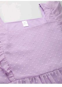 Lavender Polka Dot Maxi Dress