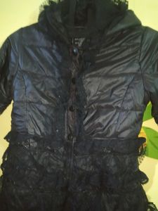 🌸🌸🆕Black Puffed &amp;Laced Jacket