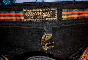 Versace Black Jeans. Size (28)