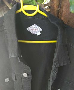 Gopudu Black Classic Denim Jacket