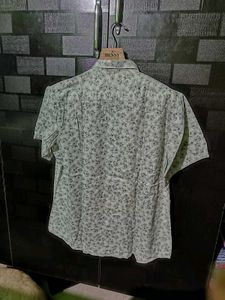 Off White Printed Shirt For Casual Wear