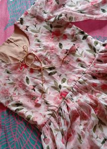 Floral Print Tiered Maxi Dress
