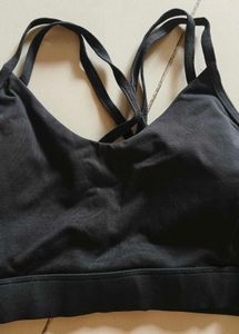 Black Sports Bra