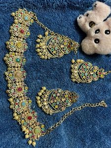 Colorful Indian Jewelry Set