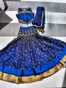 Beautiful blue Lenhga choli
