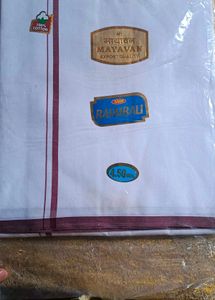 Cotton Khadi Cow Brand Dhoti / 4 Pieces