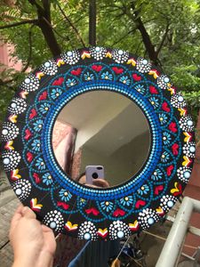 Blue And Red Mandala