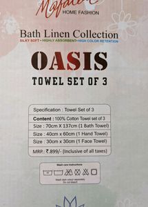 Towel Set Of 3