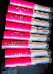 HD Lipstick Set of 8 (Multicolor, Long Las