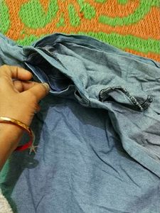 Denim Kurta