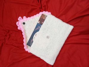 Handmade Crochet Book Sleeve