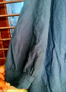 Blue Shirt Dress winter wear