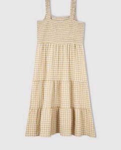 Gingham Pinteresty Dress With Adjustable Strap 🌷