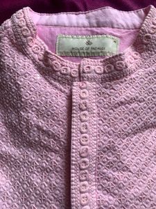 House Of Pataudi Embroiderered Sequinned Kurta