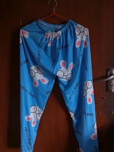 Blue Printed Pyjama