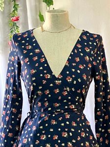 H&amp;M Floral Wrap Top