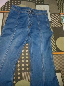 2 Tops And Peplum  Jeans Combo