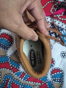 Stylish Tan High-Top Sneakers