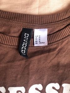 H&amp;M Brown Graphic Tee