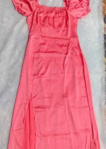 ✅ URBANIC Brand New Pink Off-Shoulder Midi Dress✅