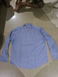 Casual Peter England Light Blue Shirt
