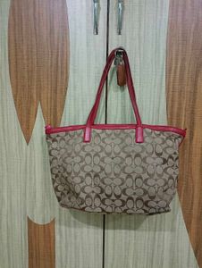 Coach Signature Tote Bag