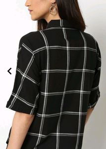 A Checked Denim Shirt