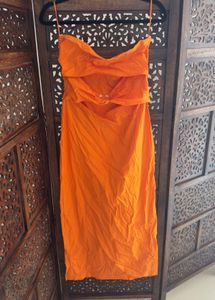 Zara Limited Edition Sexy Cutout Midi Dress