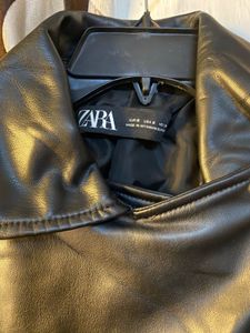 Zara leather jacket