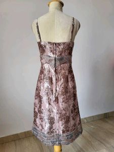 Floral Brocade Party Dress