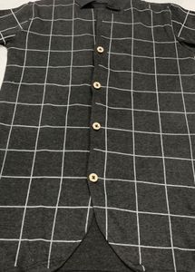 Men’s Checked Cardigan – Chest 38 Inch