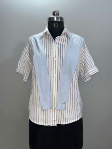 Pinterest White And Blue Striped Shirt