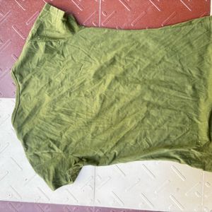 Olive Green Graphic Tee