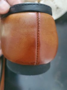 Brown Loafers with Bow Detail