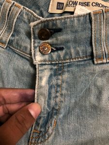 Gap Low rise cropped jeans