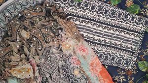 muslin fabric pakistani dress Material