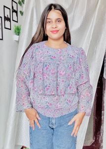 Casual Floral Top