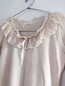 Lace Trim Top