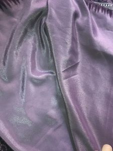 Satin Feel Saree With Blouse