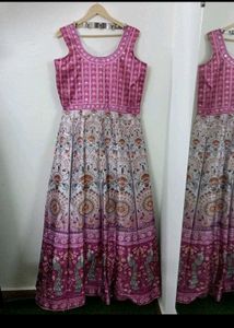 SILK WEDDING GOWN WITH DUPATTA