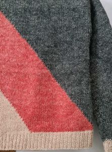 Handknitted thick woollen sweater